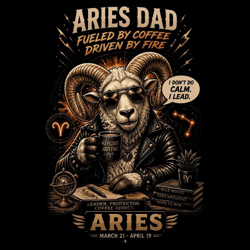 Aries Dad: Coffee and Astral Fire - Zodiac