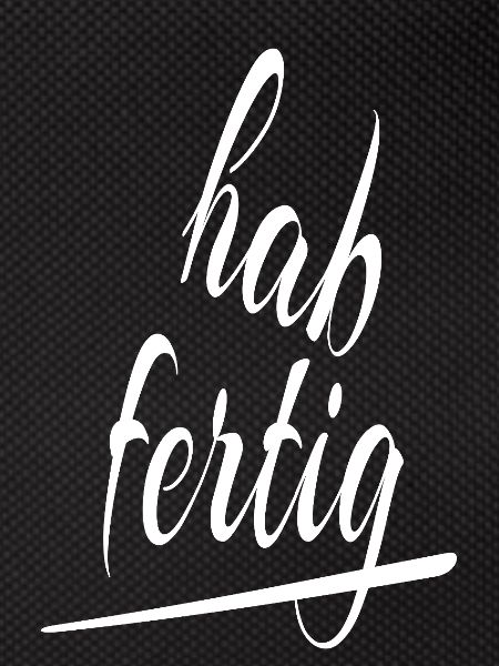 HAB FERTIG ! Handschrift Brush Script Unikat