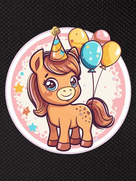 Cheval Anniversaire Bébé