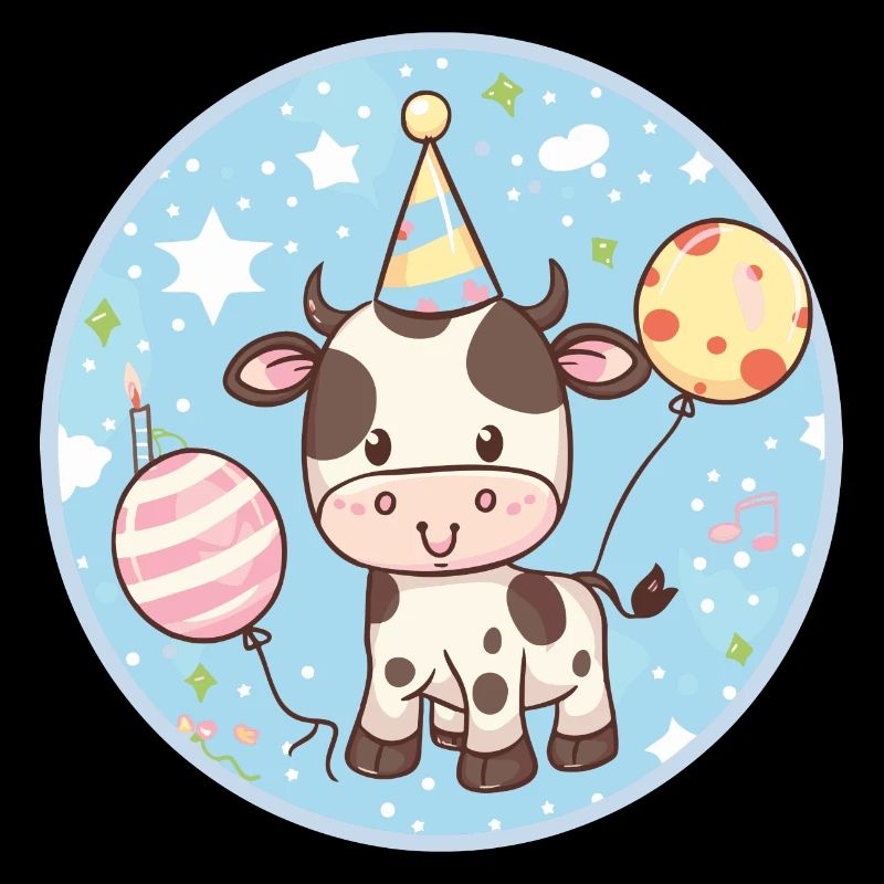 Kuh Geburtstag Baby