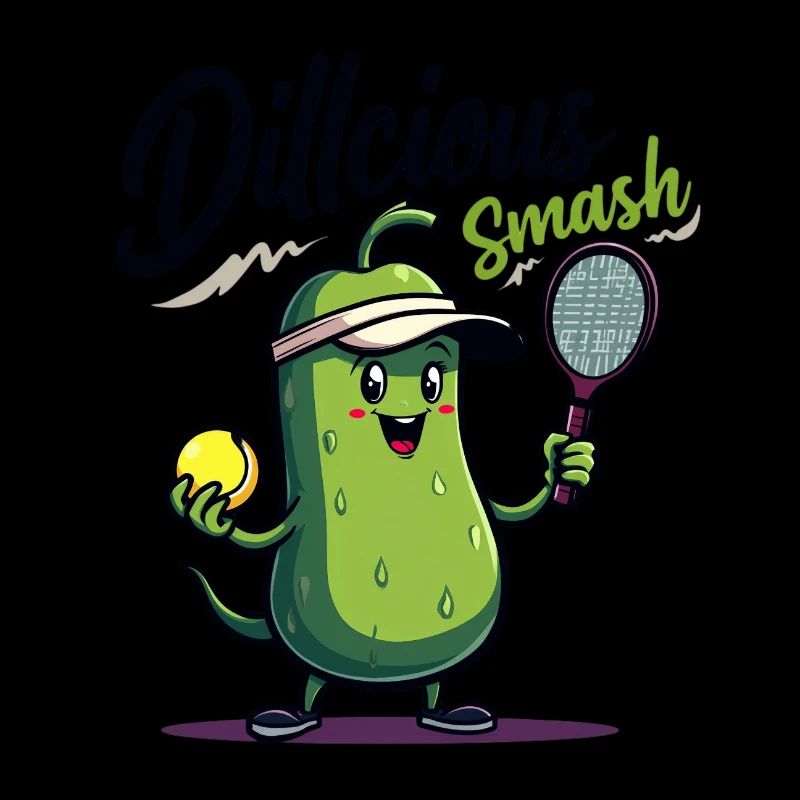 Dillcious Smash Pickle Tennisspaß