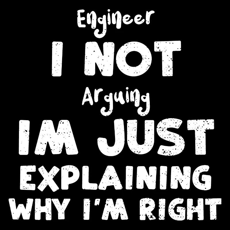 Engineer I Not Arguing Im Just E...