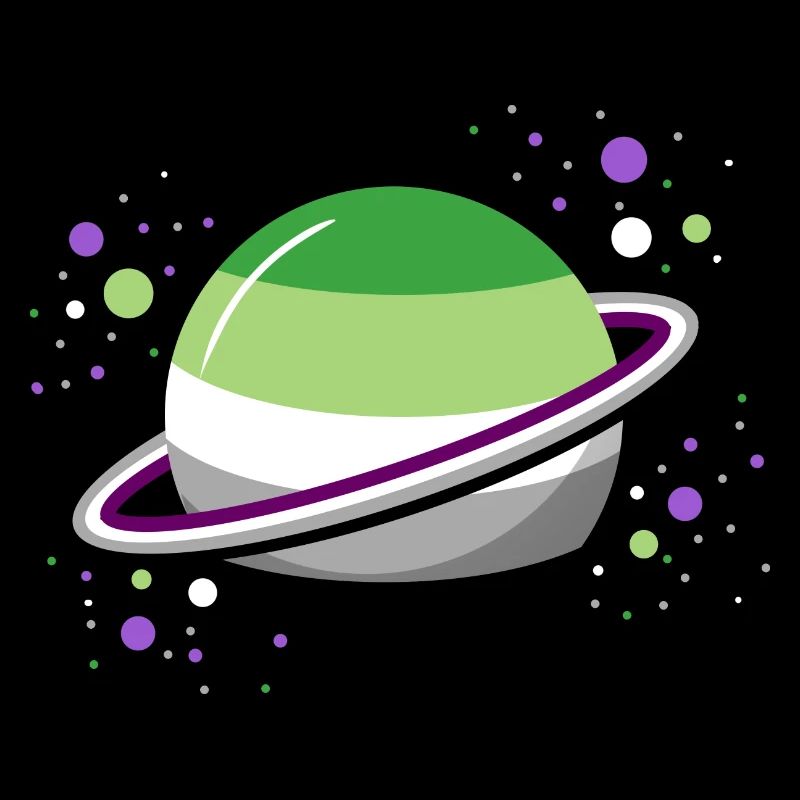 Planète spatiale asexuée aromatique