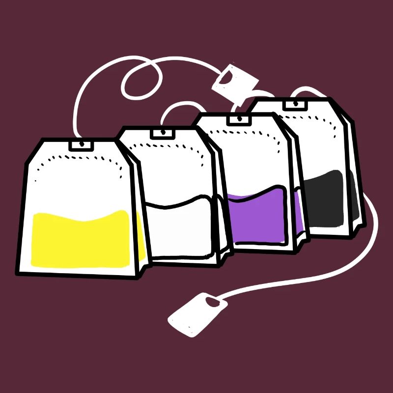 Nonbinary Pride Tea Bag Nonbinary Pride
