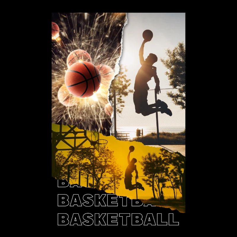 Basketteur Basketteur Dunking Sport Player