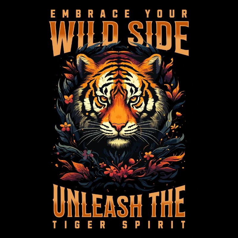 Tiger, Tiger Head, Big Cat, Predator, Strong, Power