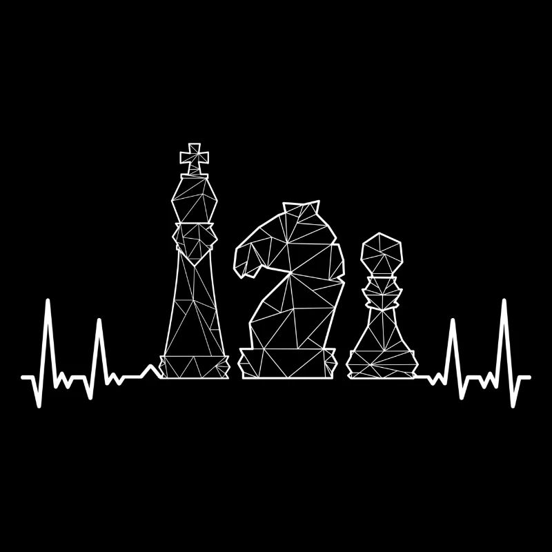 Chess Play Heartbeat Chess Game Gift