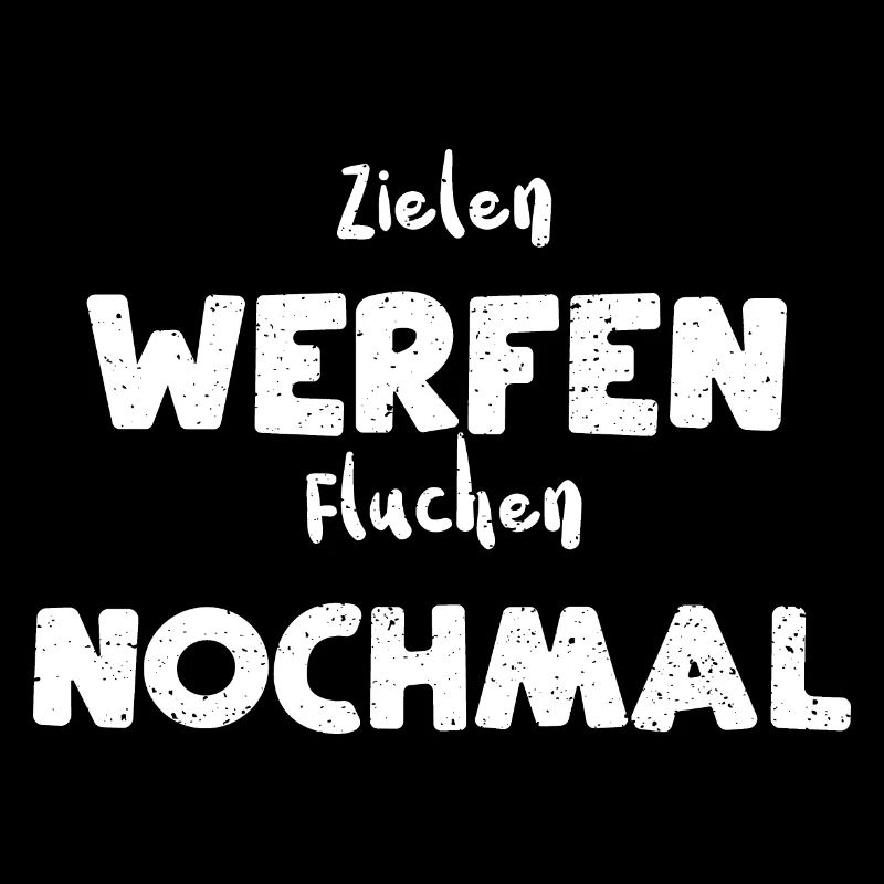 Zielen Werfen Fluchen Nochmal