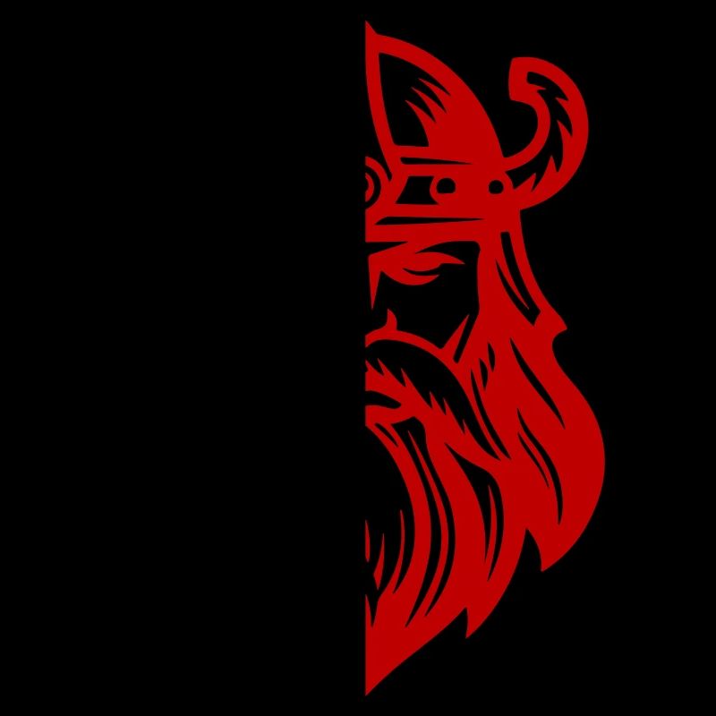 Wikinger Kopf Krieger Valhalla Odin