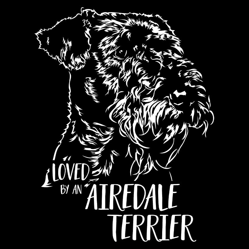 AIREDALE TERRIER loved by an Airedale Terrier Hund
