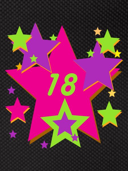 18th birthday neon