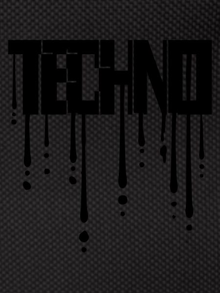 Gouttes de techno graffiti