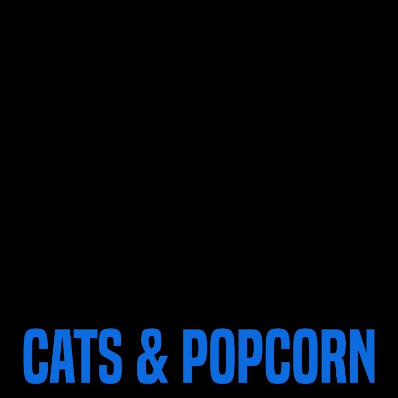 Des chats mignons et des films de pop-corn