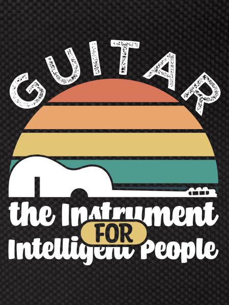 Guitar retro saying