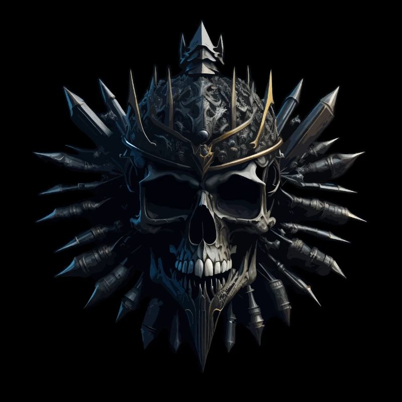 WIKINGER SCHÄDEL I SKULL DESIGN