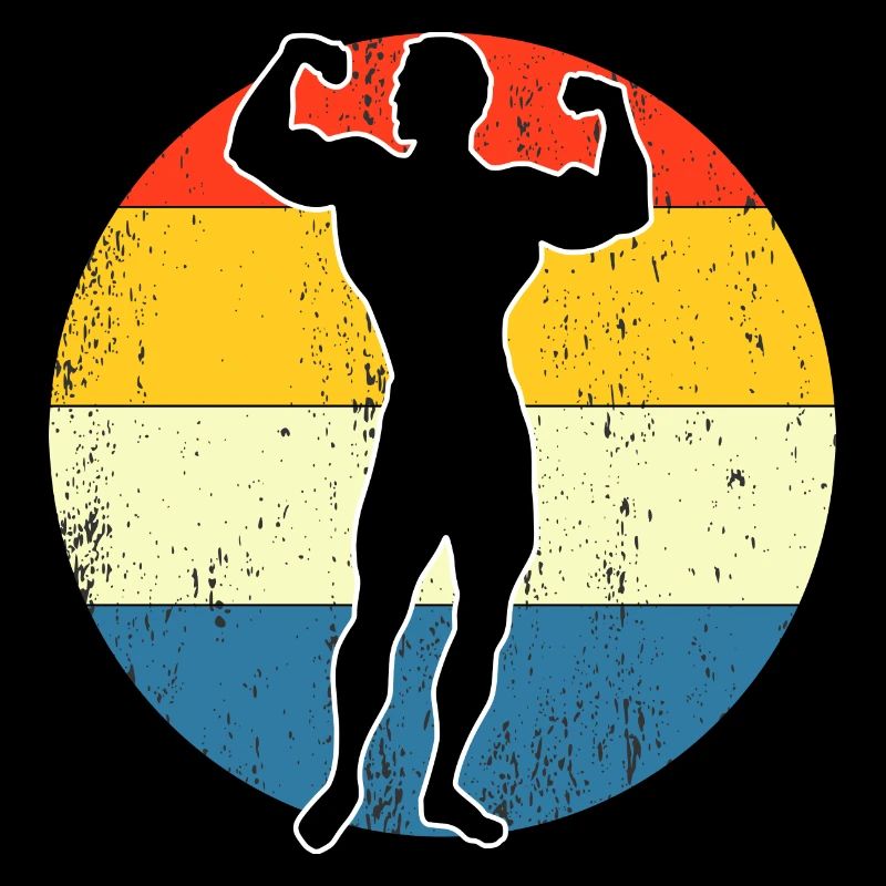 Retro Vintage workout Sunset Design
