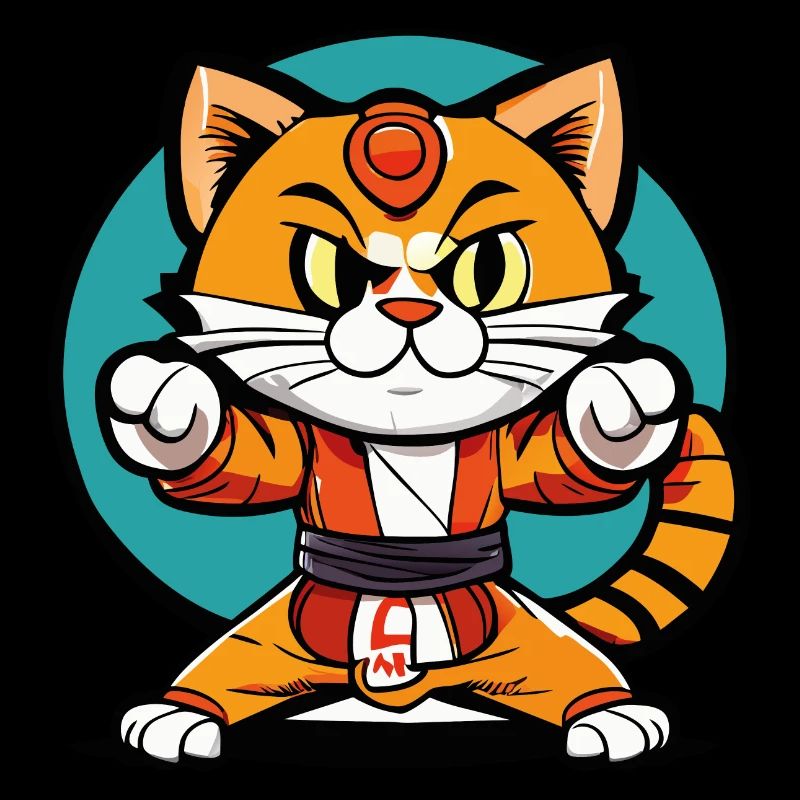 Ninja Katze Karate Kitty