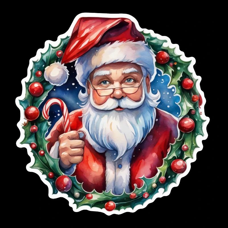 Weihnachtsmann - Traditionell und Aquarell