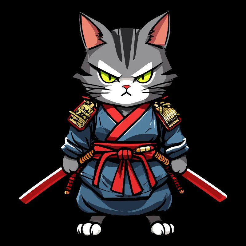 Chat samouraï #19
