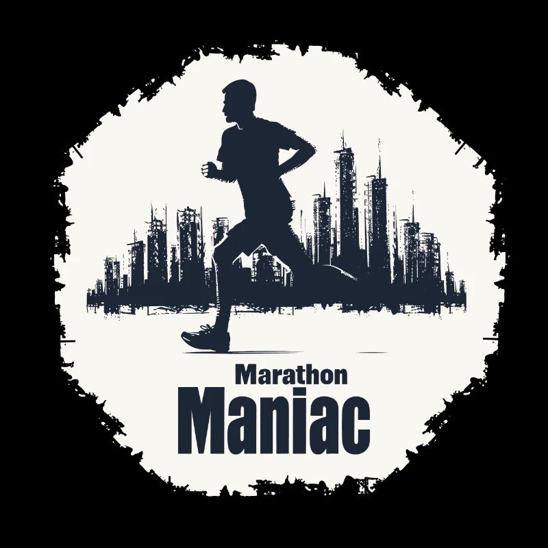 Stadtbild Marathonläufer