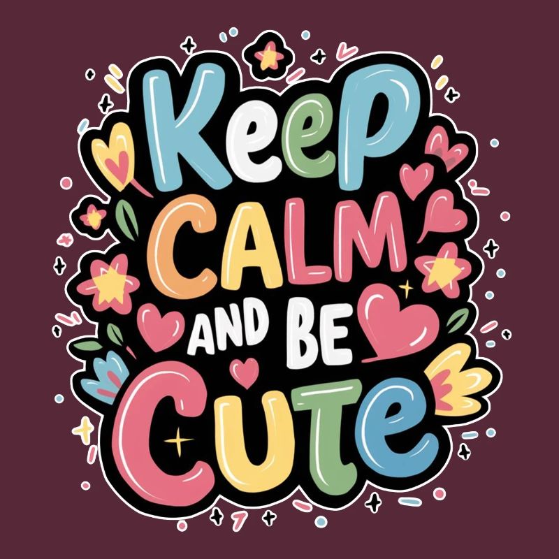 Keep calm and be cute