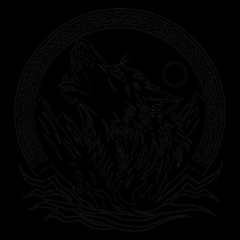 Wikinger-Wolf