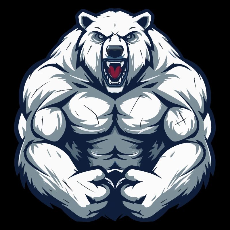 Eisbär Comic Workout