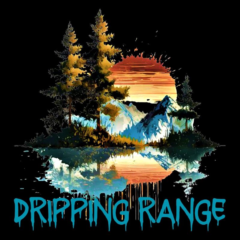 DRIPPING RANGE Dripping Horizon Mountain Tee