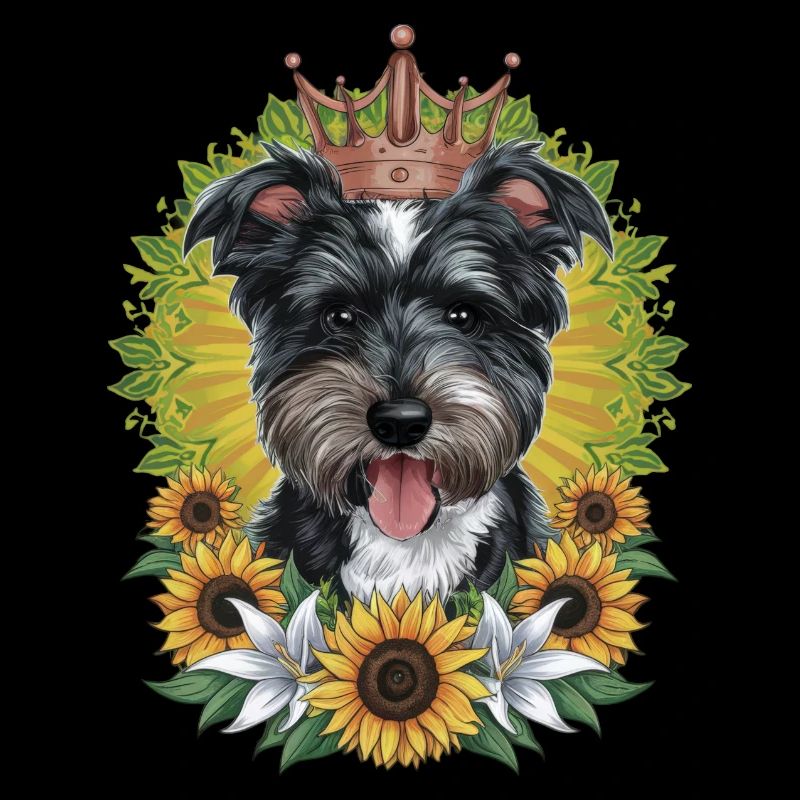Conception de dessin animé mignon avec Norfolk Terrier