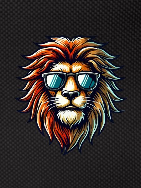 lion comic sunglasses