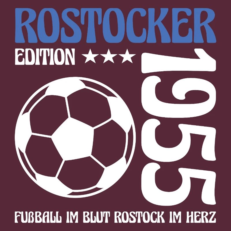 Rostocker Geburtstag 1955 Fußball Geschenk