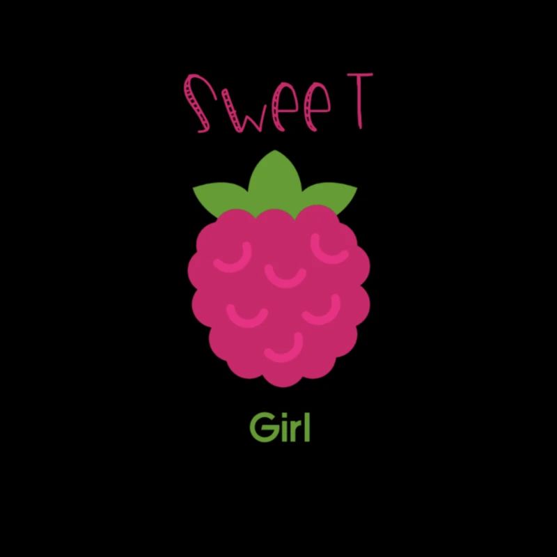 Himbeer "süßes Mädchen" Logo