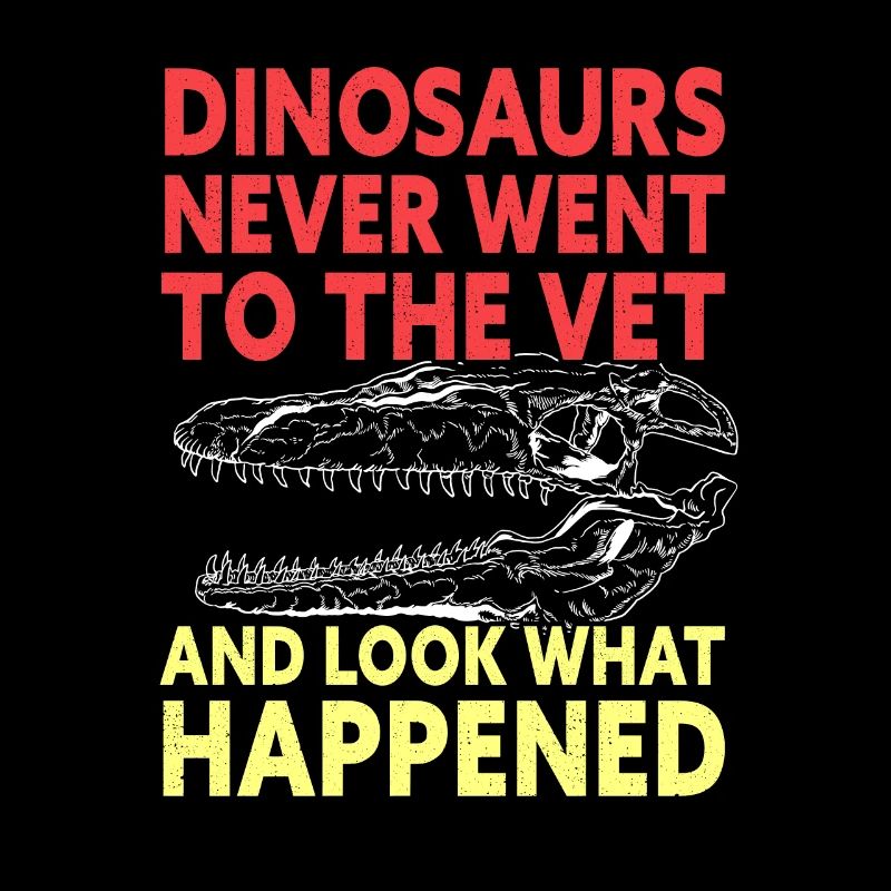 Funny Veterinary Dinosaur Veterinary Technician