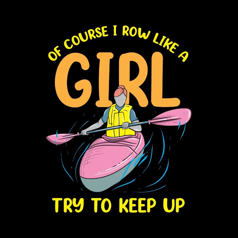 Drôle d’aviron comme une fille rameuse Coxswain