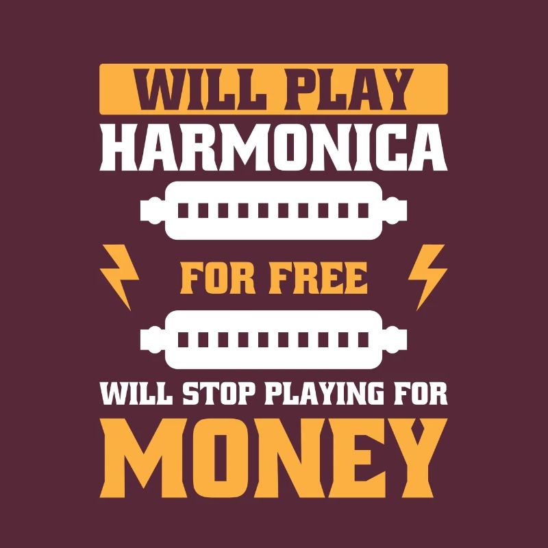 Funny Harmonica Saying Harmonica Player