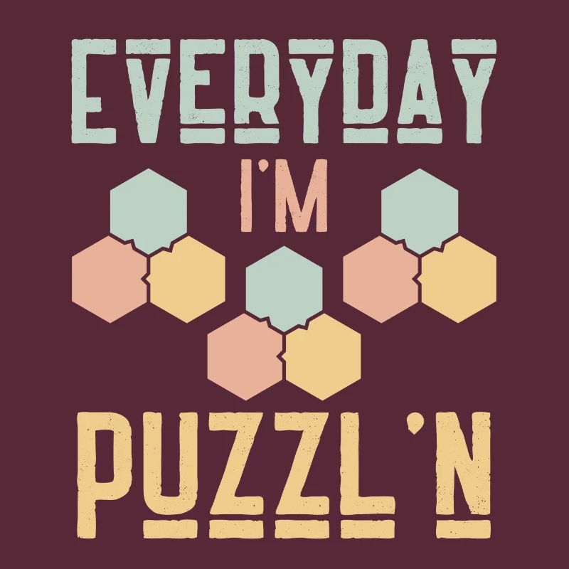 Everyday I'm Puzzl'n Funny Puzzle Solver