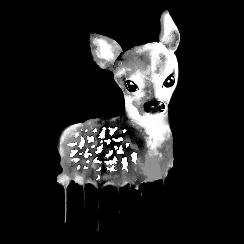 Deer Black & White