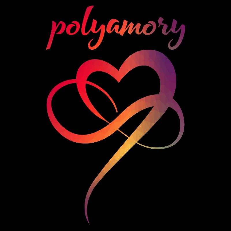 Polyamorie Herz - Polyamory Infinity Heart