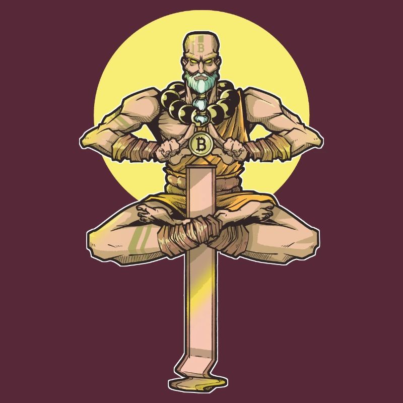 Bitcoin Monk Class RPG Jeu de rôle Table de table