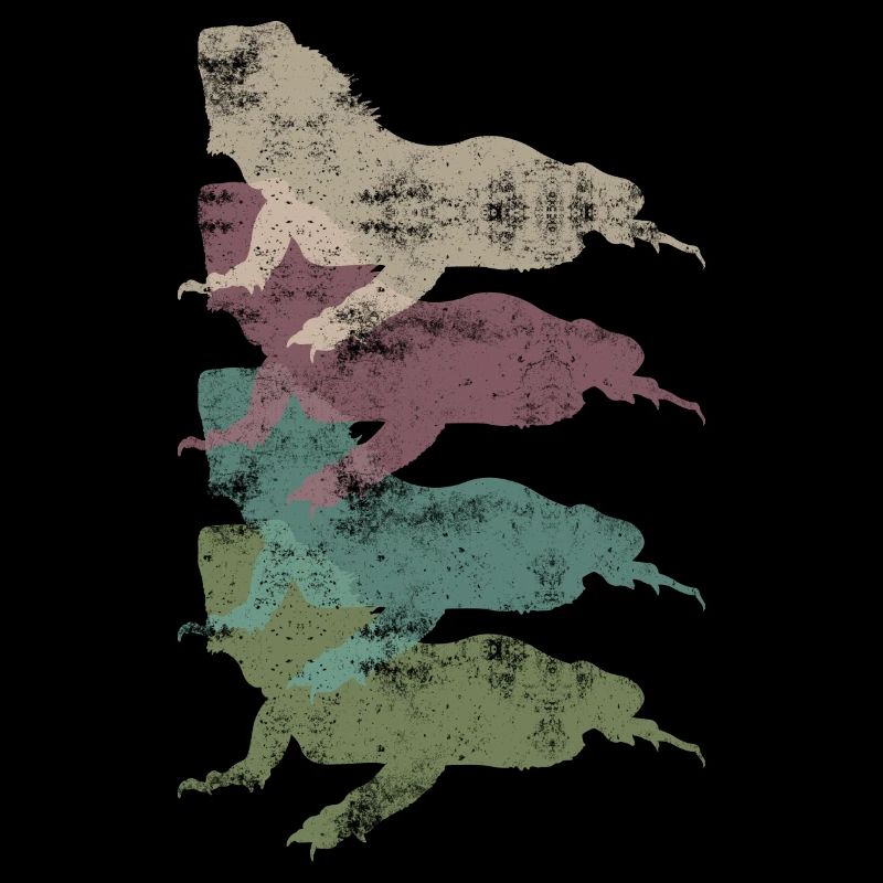 Retro Eidechse Echse