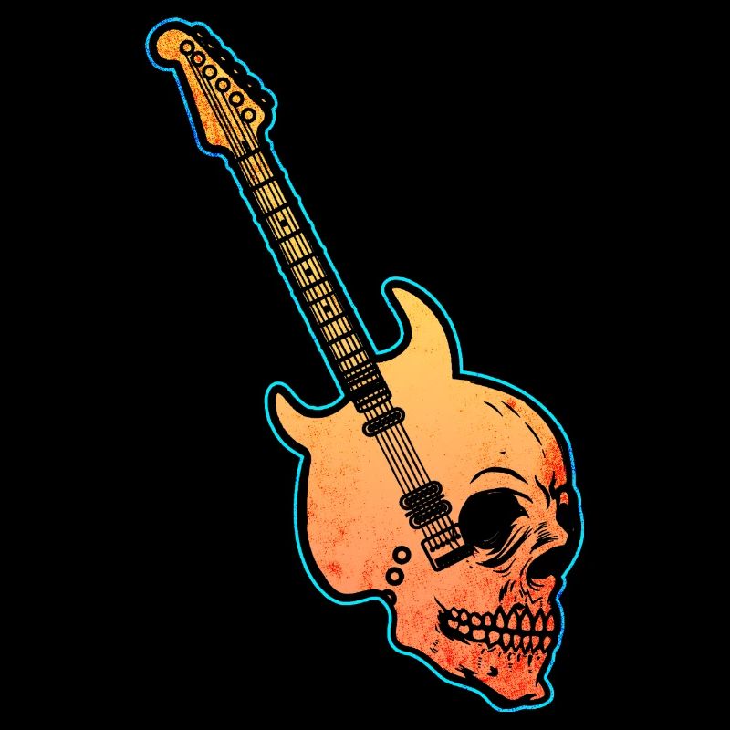 Guitare rock and roll