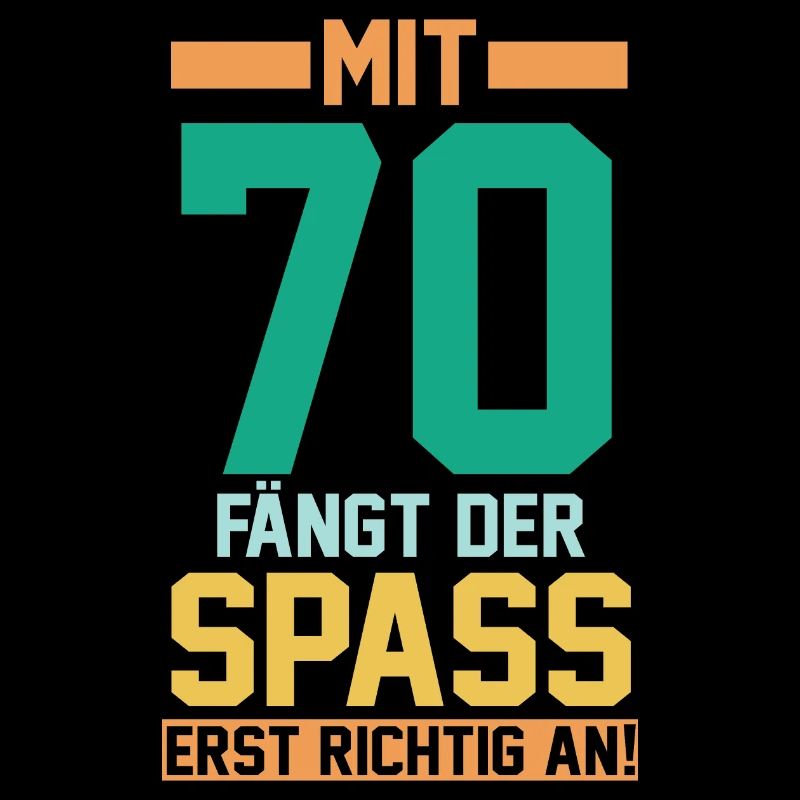 Siebzig Siebzigster 70 Jahre Geburtstag