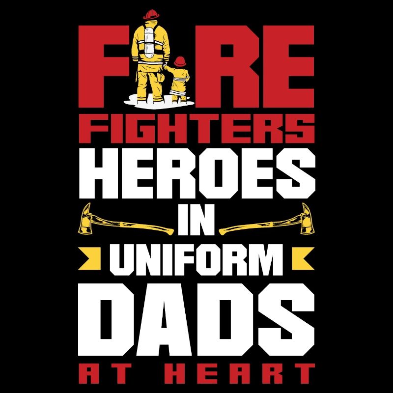 Des pompiers héros en uniforme papas dans l’âme