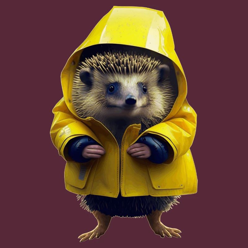 Est-ce que c’est du mauvais temps, pense le hérisson