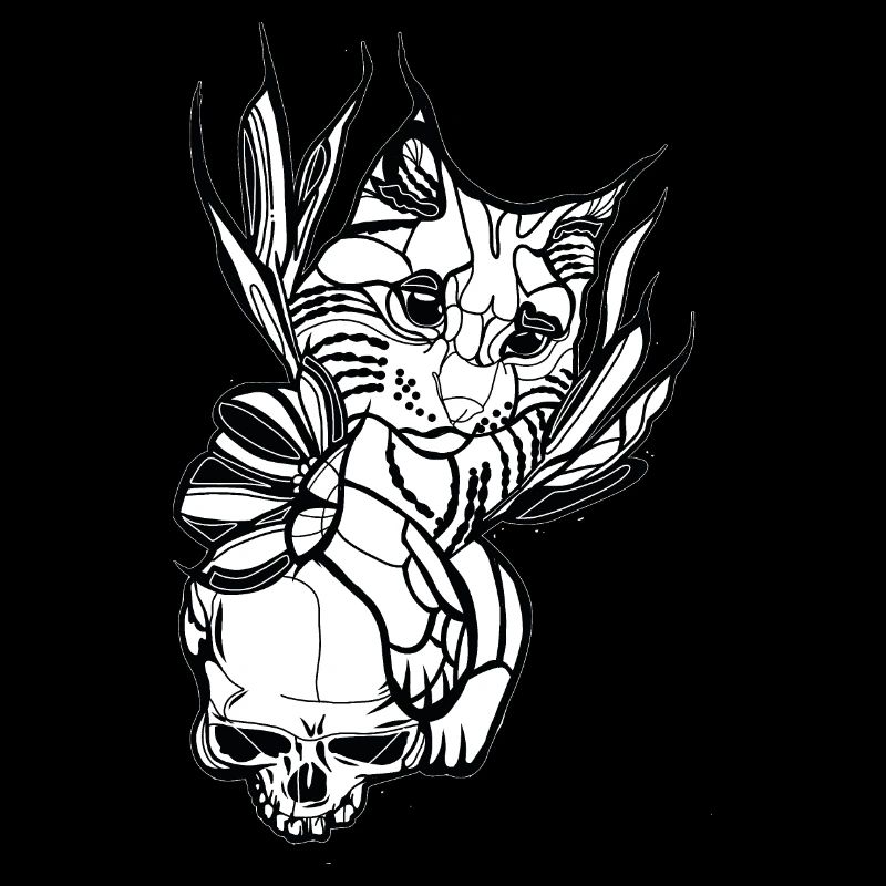 Skull // Cat