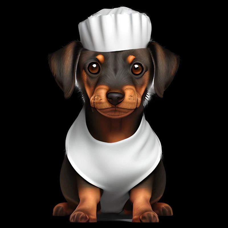 Teckel chiens de cuisine teckel chiot restaurateur chien