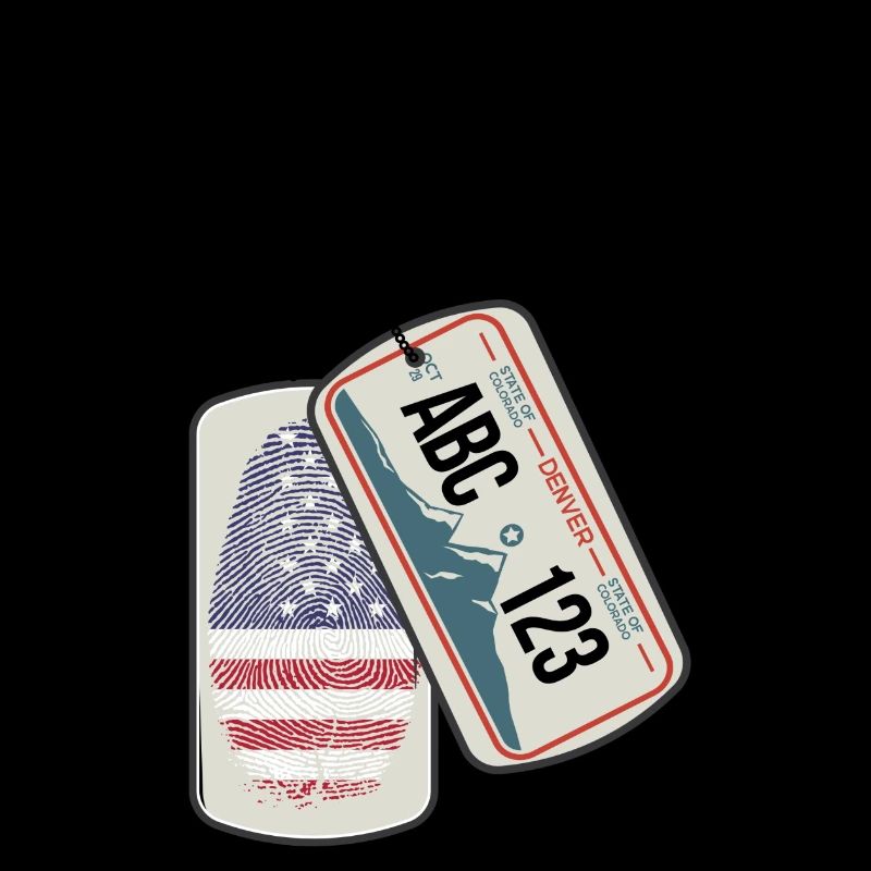 Plaque d’identité DENVER États-Unis