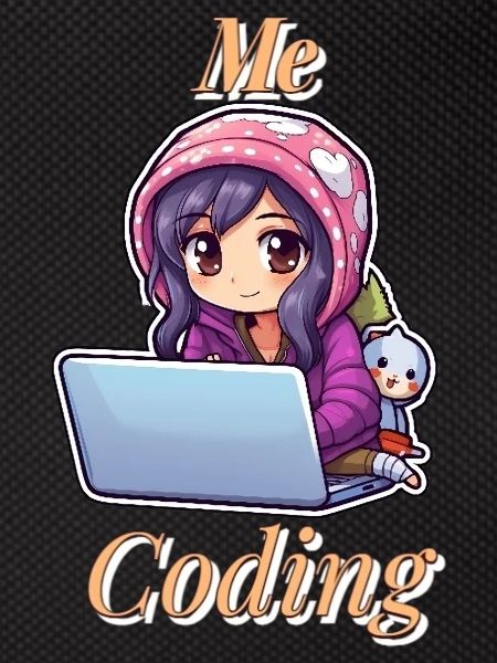 Coding Cutie: Anime Girl