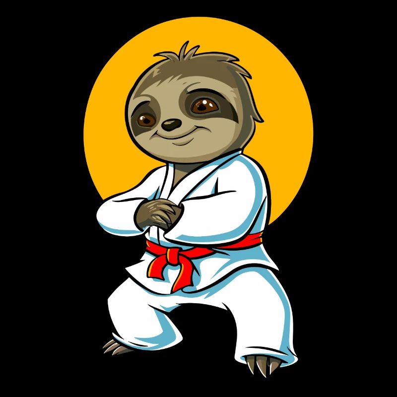 Cute Sport Sloth