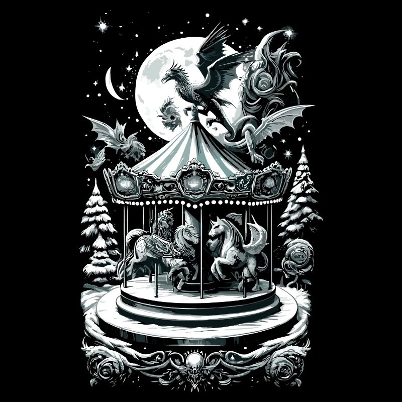 Mythical Holiday Carousel Fantasy Creature